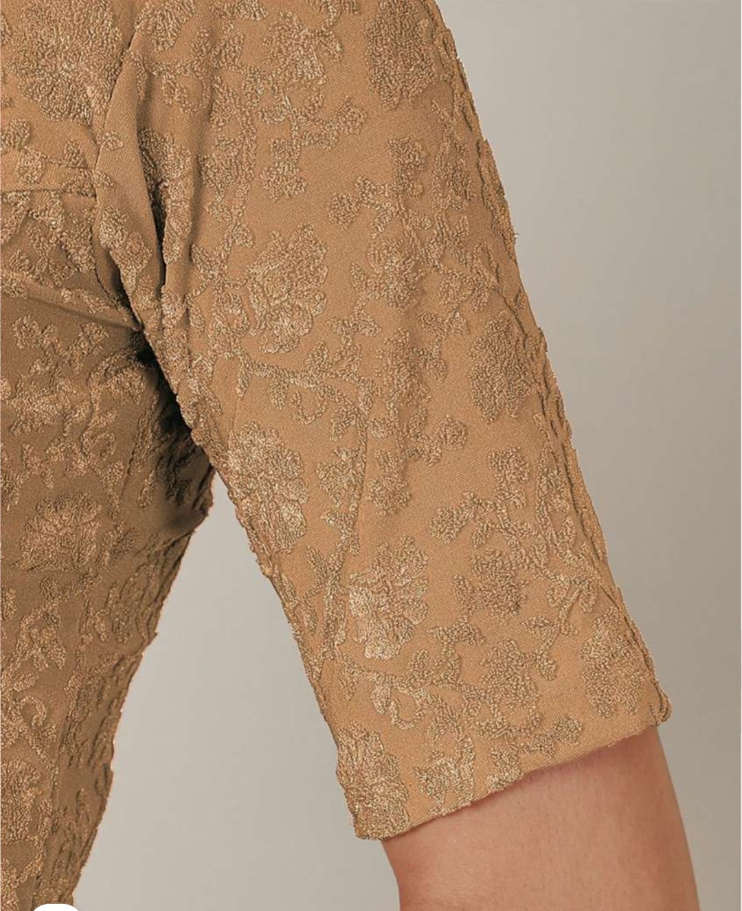 Women’s Golden Ethnic Blouse – Party & Wedding Wear