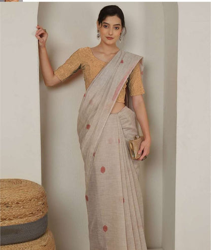 Women’s Golden Ethnic Blouse – Party & Wedding Wear