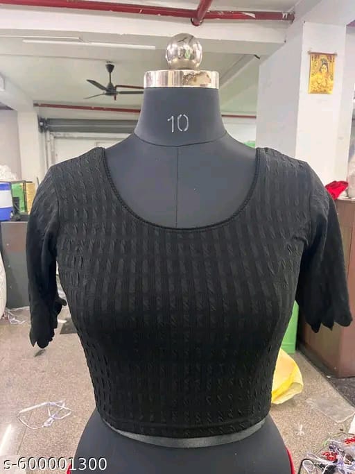 black designer blouse