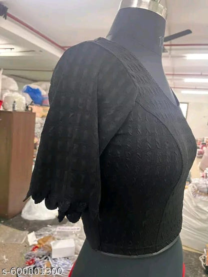black designer blouse