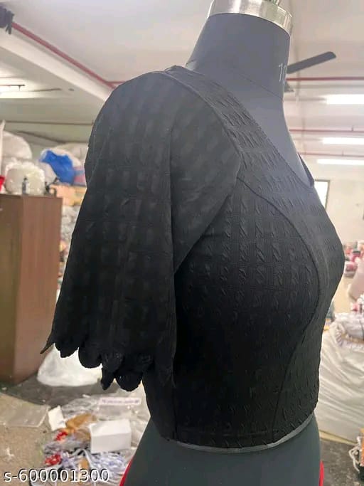 black designer blouse