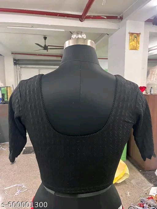 black designer blouse