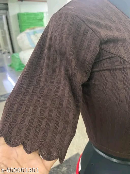 Elegant Brown Designer Blouse by Unique Garments